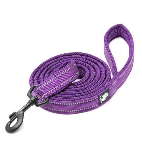 Reflective Pet Leash 2 meters Purple XS - Main Image
