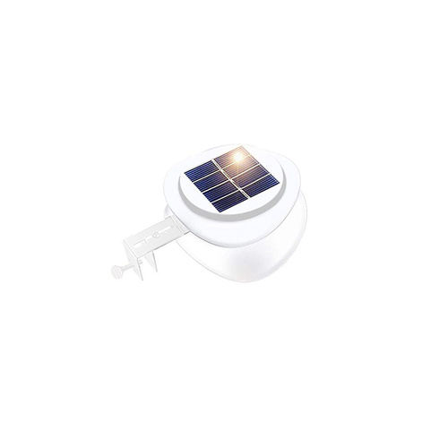 Solar Multipurpose Light (1-Piece, White) w/ Screw & Mount, Energy-Saving - Main Image