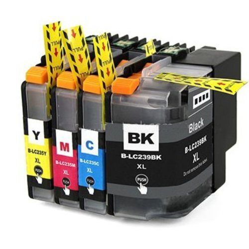 Compatible Premium Ink Cartridges LC239XL / LC235XL  Set of 4  - Bk/C/M/Y - for use in Brother Printers - Main Image