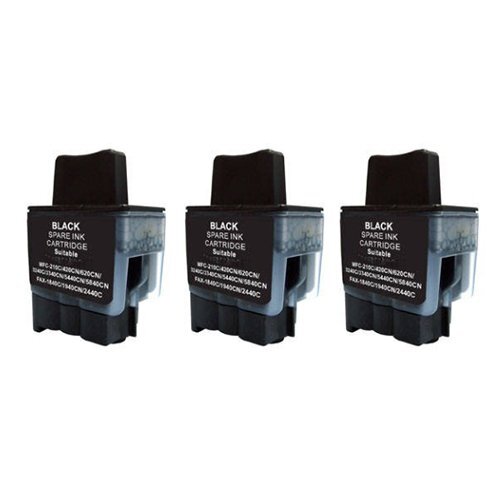 Compatible Premium Ink Cartridges LC47BK  Black Triple Pack - for use in Brother Printers - Main Image