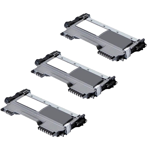 Compatible Premium 3 x TN2250 Toner Cartridge - 2600 pages - for use in Brother Printers - Main Image