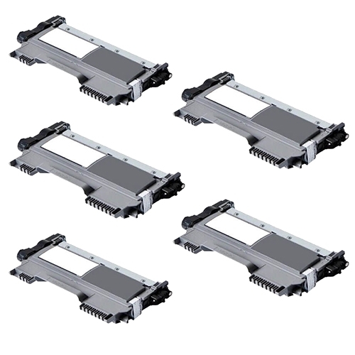 Compatible Premium 5 x TN2250 Toner Cartridge - 2600 pages - for use in Brother Printers - Main Image