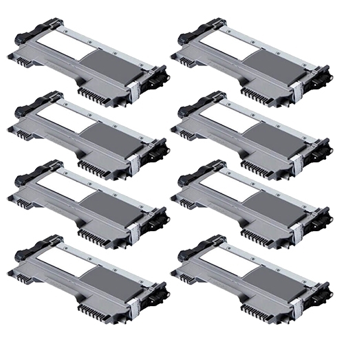Compatible Premium 8 x TN2250 Toner Cartridge - 2600 pages - for use in Brother Printers - Main Image