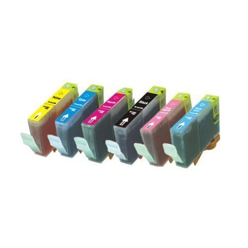 Compatible Premium Ink Cartridges BCI6  Ink Bundle - set of 6 (Bk/C/M/Y/PC/PM) - for use in Canon Printers - Main Image