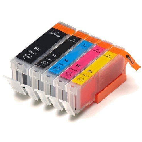 Compatible Premium Ink Cartridges PGI650XL + CLI651XL  Bundle - 5 Cartridges - for use in Canon Printers - Main Image