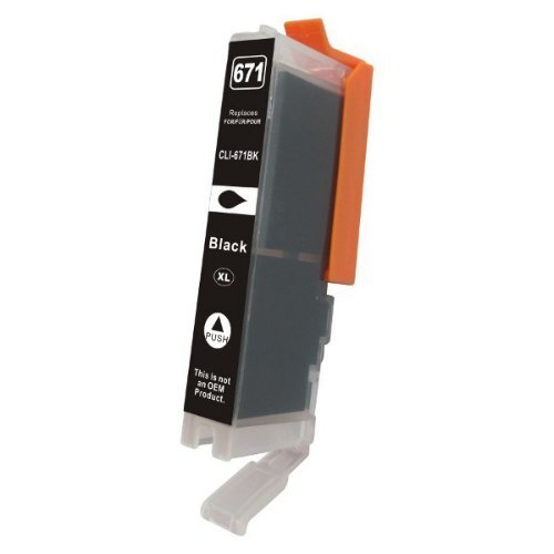 Compatible Premium Ink Cartridges CLI671XLBK Hi Capacity  Photo Black Ink - for use in Canon Printers - Main Image