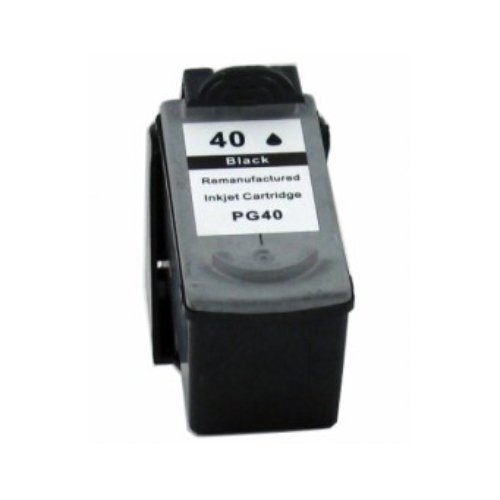 Compatible Premium Ink Cartridges PG40 Remanufactured Black Cartridge - for use in Canon Printers - Main Image