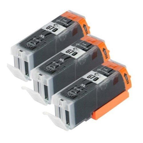 Compatible Premium 3 x PGI-670XLBK Black High Yield Inkjet - for use in Canon Printers - Main Image