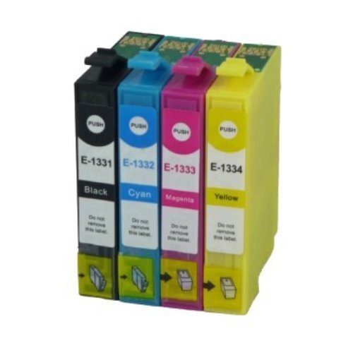 Compatible Premium Ink Cartridges 133  Cartridge Set of 4 (Bk/C/M/Y) - for use in Epson Printers - Main Image