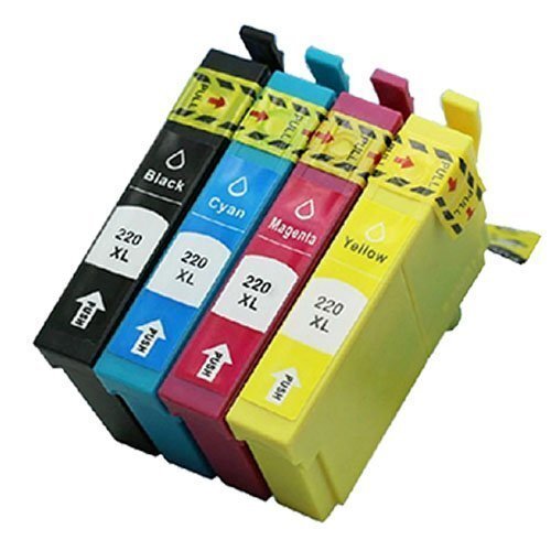 Compatible Premium Ink Cartridges 220XL  Cartridge Set of 4 (Bk/C/M/Y) - for use in Epson Printers - Main Image
