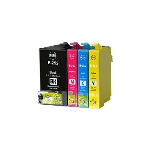Compatible Premium Ink Cartridges 4 x 252 Standard capacity ink cartridge all colours - for use in Epson Printers - Main Image