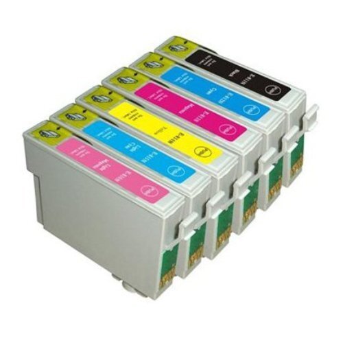 Compatible Premium Ink Cartridges T049x  Cartridge Set of 6 (Bk/C/M/Y/Lc/Lm) - for use in Epson Printers - Main Image