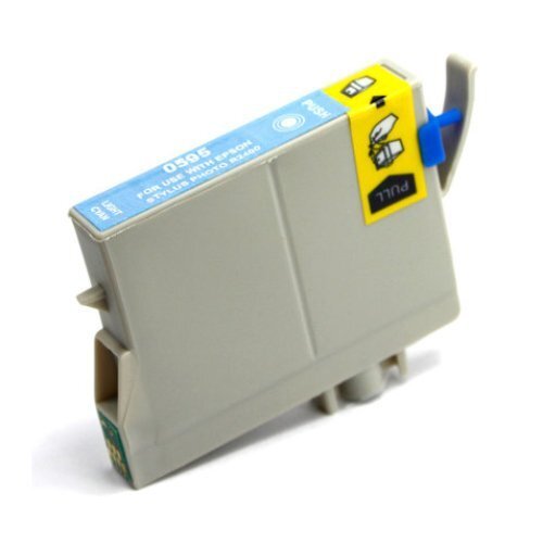 Compatible Premium Ink Cartridges T0595  Light Cyan Cartridge R2400 - for use in Epson Printers - Main Image