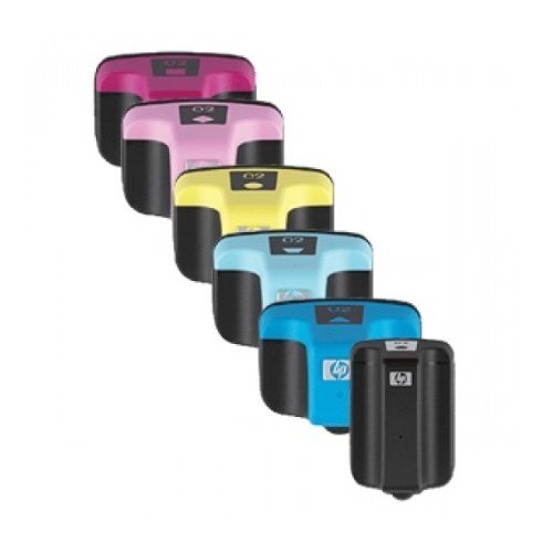 Compatible Premium Ink Cartridges 02  Ink Cartridge Set of 6 (Bk/C/M/Y/Pc/Pm) - for use in HP Printers - Main Image