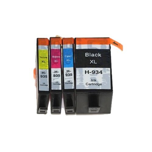 Compatible Premium Ink Cartridges 934XL / 935XL  Ink Set of 4 (Bk/C/M/Y) - for use in HP Printers - Main Image
