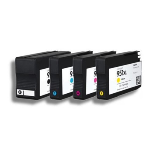 Compatible Premium Ink Cartridges 950XL  Ink Set of 4 (Bk/C/M/Y) - for use in HP Printers - Main Image