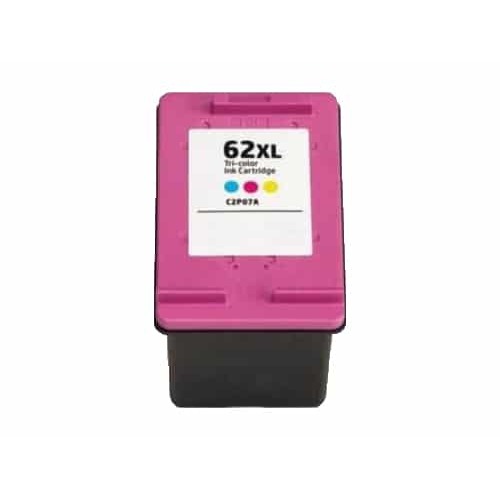 Compatible Premium Ink Cartridges 62XL High Capacity  Colour Cartridge - for use in HP Printers - Main Image