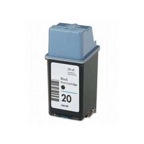 Compatible Premium Ink Cartridges 20  Black Cartridge - for use in HP Printers - Main Image