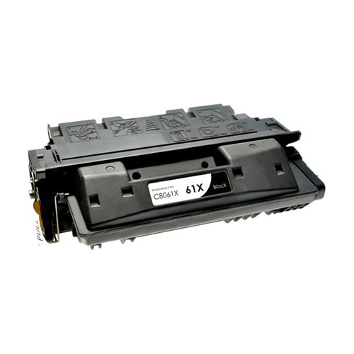 Compatible Premium Toner Cartridges C8061X(61X) High Yield Black Remanufacturer Toner Cartridge - for use in Canon and HP Printers - Main Image