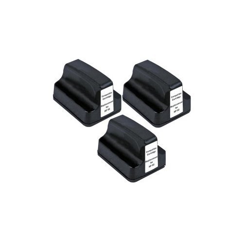 Compatible Premium Ink Cartridges 02  Black Triple Pack - for use in HP Printers - Main Image