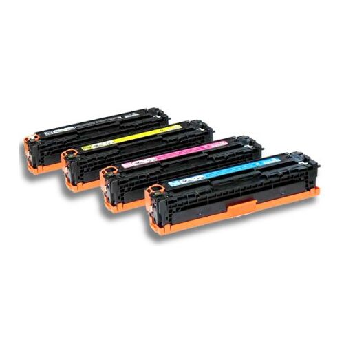 Compatible Premium Toner Cartridges 125A  Toner Set of 4 - Bk/C/M/Y CB540a - CB543a - for use in HP Printers - Main Image