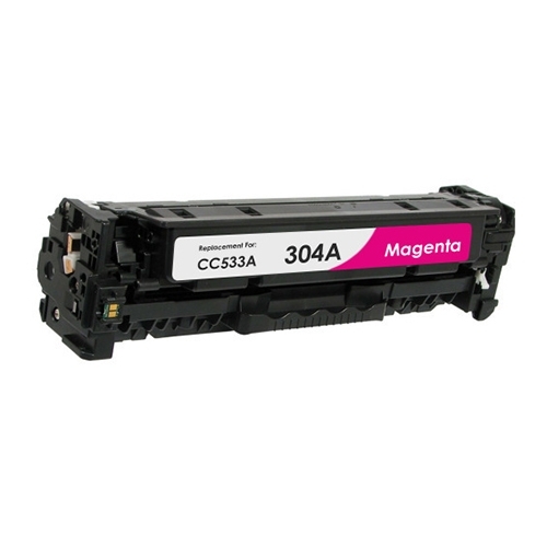 Compatible Premium Toner Cartridges CC533A  Magenta Toner (304a) - for use in HP Printers - Main Image