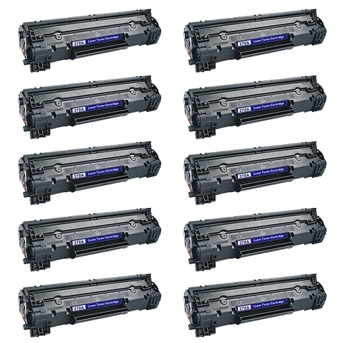 Compatible Premium 10 x 78A Black (CE278A) Toner Cartridge - for use in HP Printers - Main Image