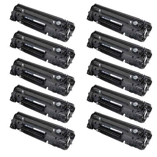 Compatible Premium  10 x 85A (CE285A) Toner Cartridge - for use in HP Printers - Main Image