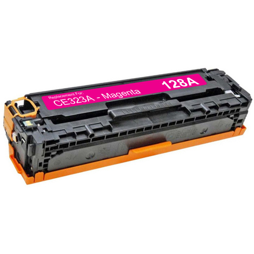 Compatible Premium Toner Cartridges CE323A (128A)  Magenta Toner - for use in HP Printers - Main Image