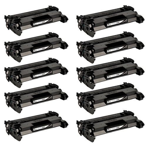 Compatible Premium 10 x 6A  Toner Cartridge CF226A - for use in HP Printers - Main Image