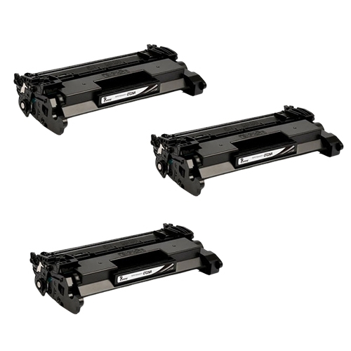 Compatible Premium 3 x 6A  Toner Cartridge CF226A - for use in HP Printers - Main Image