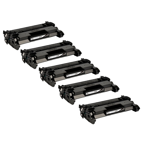 Compatible Premium 5 x 6A  Toner Cartridge CF226A - for use in HP Printers - Main Image
