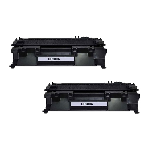 Compatible Premium 2 x  80A  Toner Cartridge CF280A - for use in HP Printers - Main Image