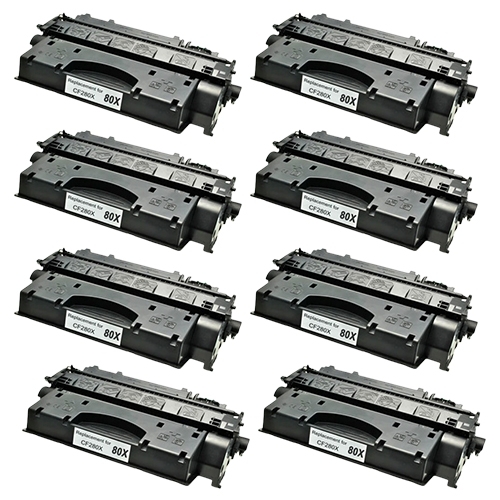 Compatible Premium 10 x 80X Hi Capacity Toner Cartridge (CF280X) - for use in HP Printers - Main Image