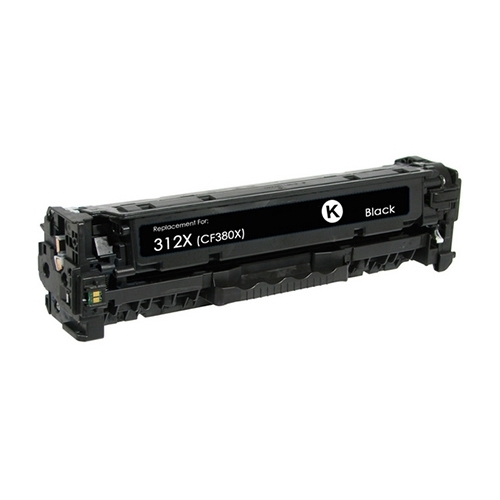 Compatible Premium Toner Cartridges 312X  Hi Yield Black Toner (CF380X) - for use in HP Printers - Main Image