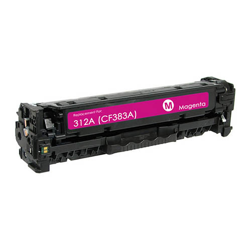 Compatible Premium Toner Cartridges 312A  Magenta Toner (CF383A) - for use in HP Printers - Main Image