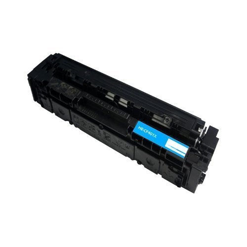 Compatible Premium Toner Cartridges 201X  High Yield Cyan Toner (CF401X) - for use in HP Printers - Main Image