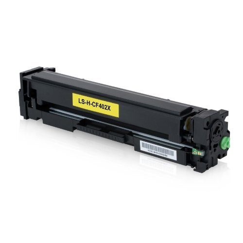 Compatible Premium Toner Cartridges 201X  High Yield Yellow Toner (CF402X) - for use in HP Printers - Main Image