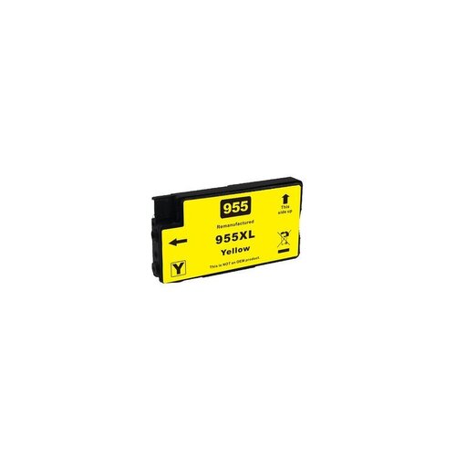 Compatible Premium Ink Cartridges 955XL  Yellow Hi Capacity Ink Cartridge - for use in HP Printers - Main Image