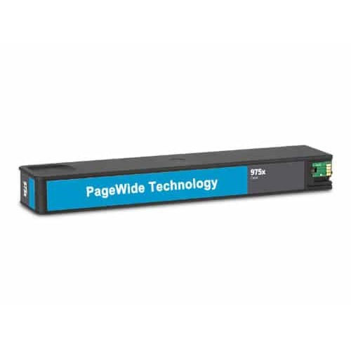 Compatible Premium Ink Cartridges 975X C High Yield Cyan Remanufacturer  Inkjet Cartridge - for use in HP Printers - Main Image