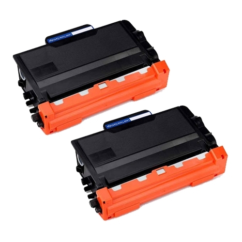 Compatible Premium 2 x TN3440 High Yield Black Toner Cartridge - for use in Brother Printers - Main Image