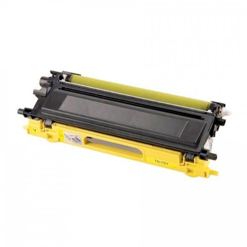 Compatible Premium TN443Y High Yield Yellow  Toner Cartridge - for use in Brother Printers - Main Image