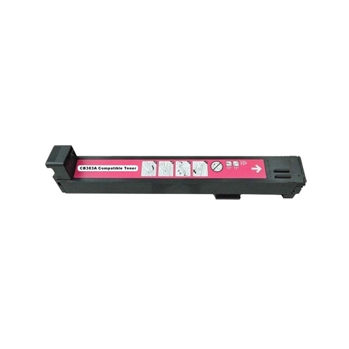 Compatible Premium Toner Cartridges CB383A Magenta Remanufacturer Toner Kit - for use in Canon and HP Printers - Main Image