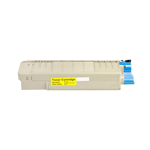 Compatible Premium Toner Cartridges C610Y Yellow Remanufacturer Toner Kit 44315309 - for use in Oki Printers - Main Image