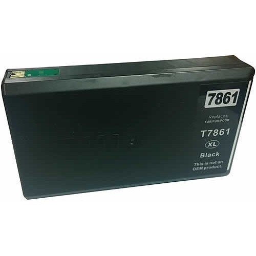Compatible Premium Ink Cartridges T7861XL High Yield Black  Inkjet Cartridge - for use in Epson Printers - Main Image
