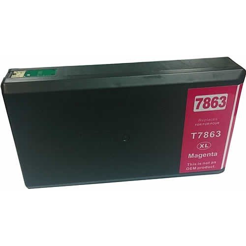Compatible Premium Ink Cartridges T7863XL High Yield Magenta  Inkjet Cartridge - for use in Epson Printers - Main Image