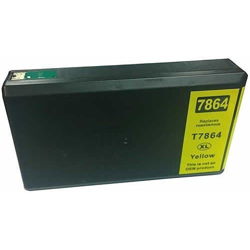 Compatible Premium Ink Cartridges T7864XL High Yield Yellow  Inkjet Cartridge - for use in Epson Printers - Main Image