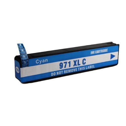 Compatible Premium Ink Cartridges 971XLC High Yield Cyan Remanufacturer  Inkjet Cartridge - for use in HP Printers - Main Image