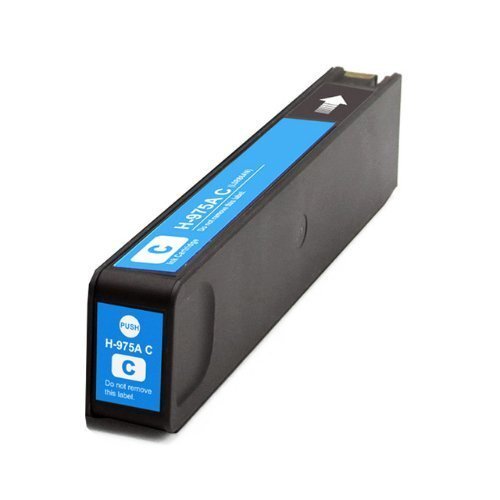 Compatible Premium Ink Cartridges 975ALC High Yield Cyan Remanufacturer  Inkjet Cartridge - for use in HP Printers - Main Image
