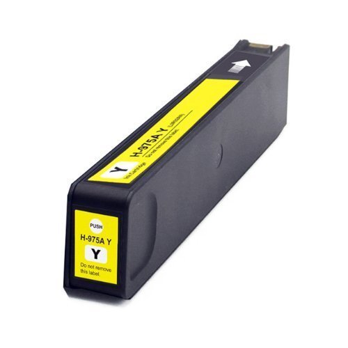 Compatible Premium Ink Cartridges 975ALY High Yield Yellow Remanufacturer  Inkjet Cartridge - for use in HP Printers - Main Image